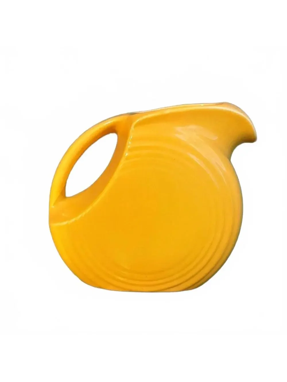 Vintage Homer Laughlin Fiesta Ware Sunflower Yellow Juice Water Pitcher 28 Oz